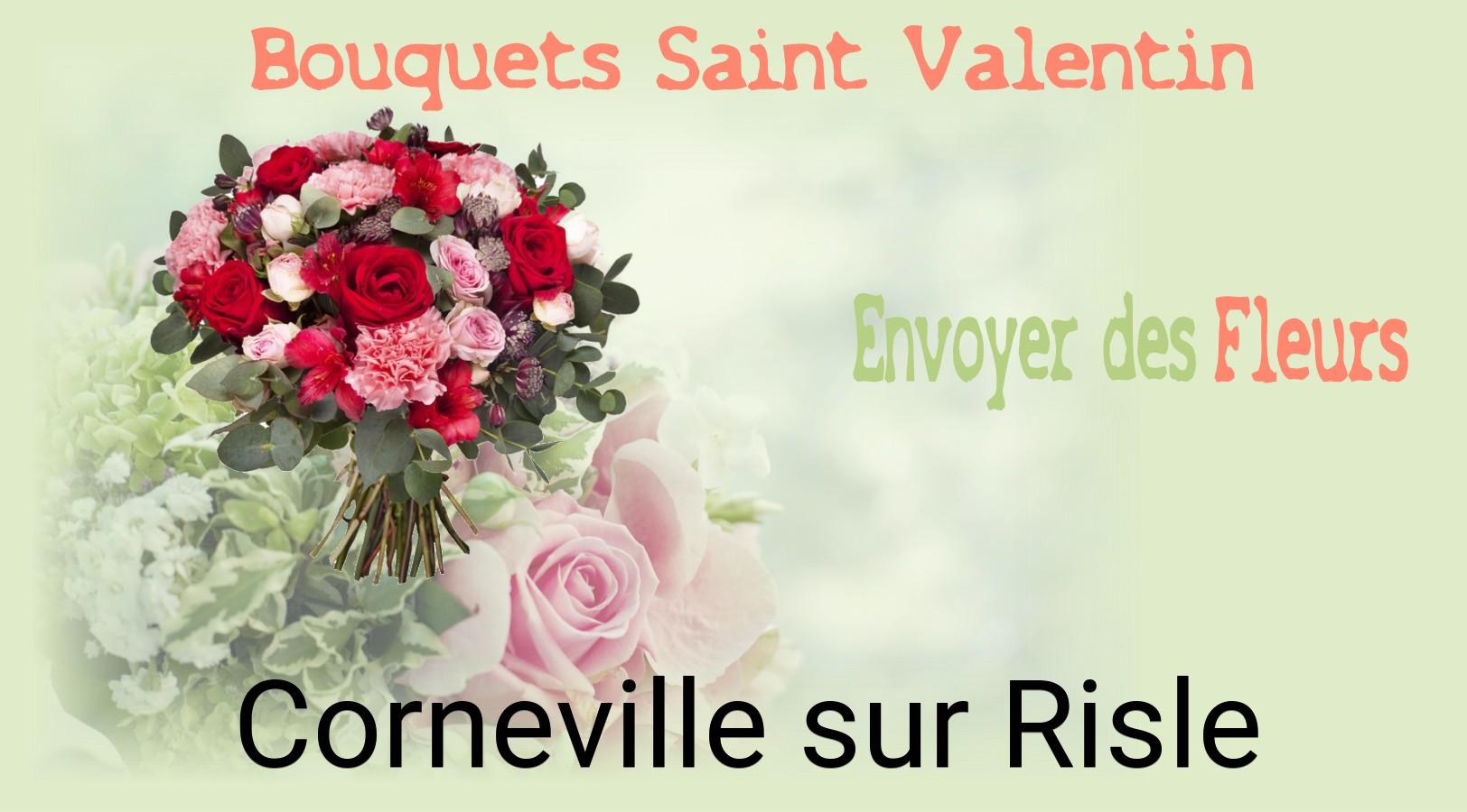 Roses de Saint-Valentin livrées à Corneville-sur-Risle